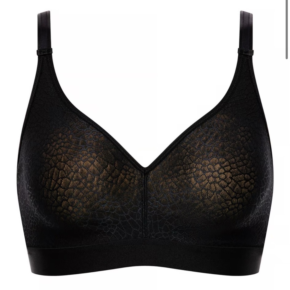 CHANTELLE MAGNIFIQUE FULL BUST WIREFREE BRA BLACK NEW NO TAGS